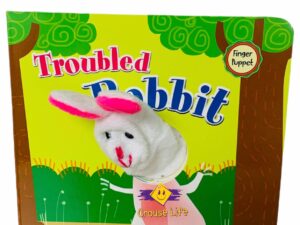 Finger puppet _ troubled rabbit