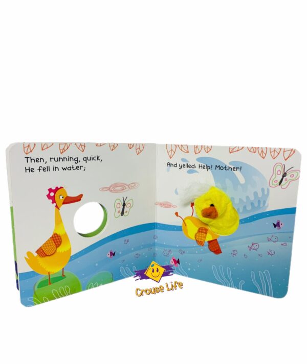 ⁦Finger puppet _ mother duck and her chick⁩ - الصورة ⁦2⁩