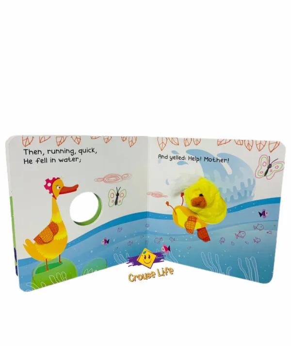 ⁦Finger puppet _ mother duck and her chick⁩ - الصورة ⁦2⁩