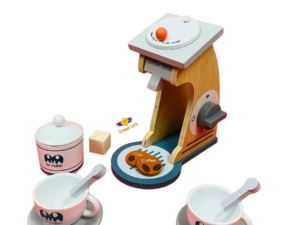 ماكينة القهوة الخشبية