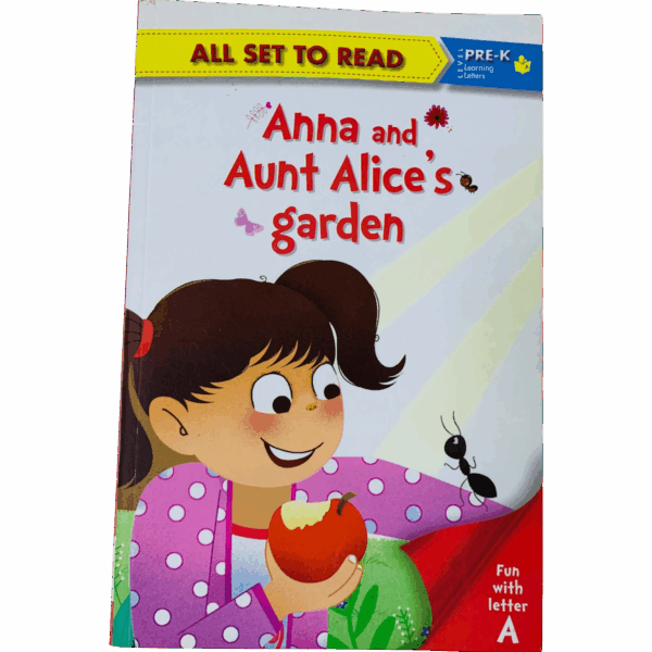 All set to read _ Anna and aunt Alice,s garden