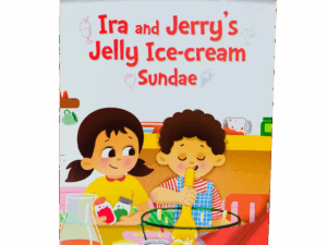 All set to read _ Ira and Jerry’s Jelly Ice-cream Sunday
