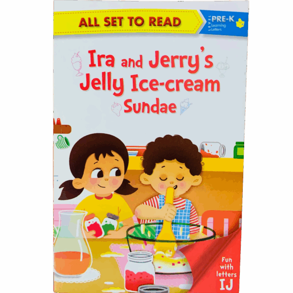 All set to read _ Ira and Jerry’s Jelly Ice-cream Sunday
