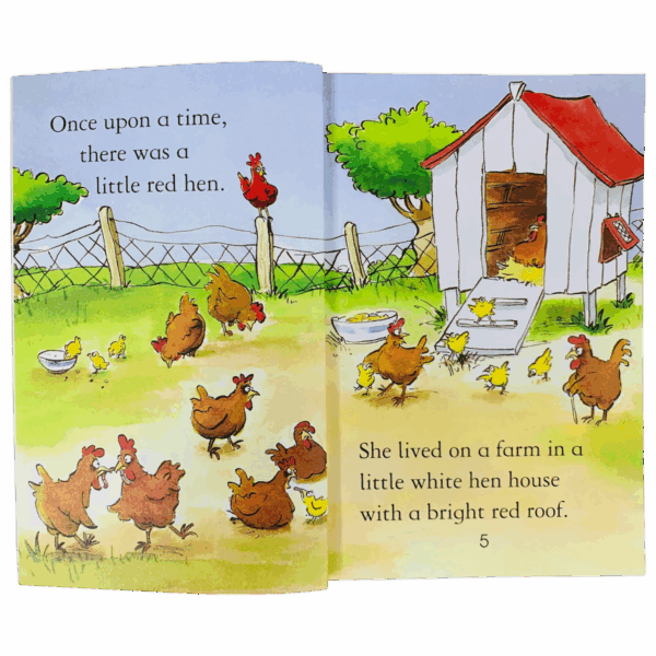 ⁦USBORNE _ the little red hen⁩ - الصورة ⁦2⁩